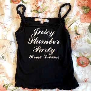 Juicy Couture girls size 6 sleep tank
